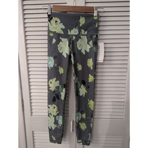 NWT Athleta Elation 7/8 Tight Green Floral XXS